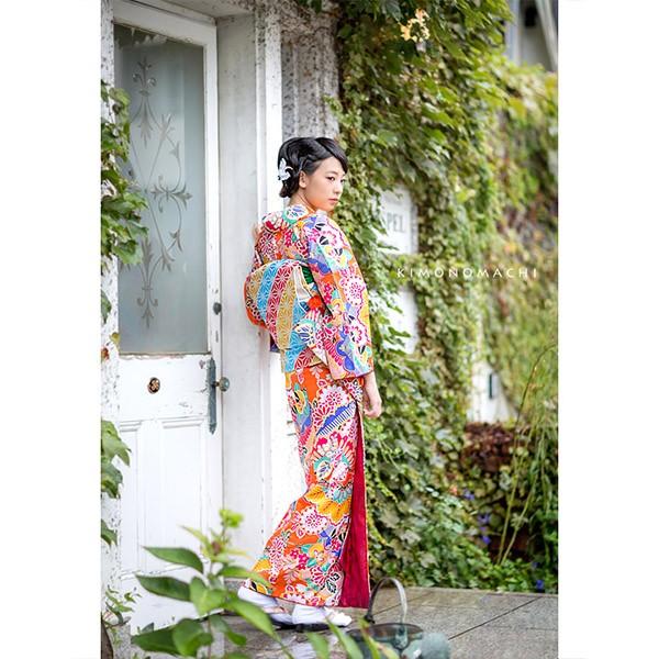 KIMONOMACHI （Prices down2）お仕立て上がり 京袋帯「三色 麻の葉