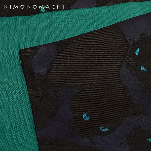 KIMONOMACHI 帯 お仕立て上がり 京袋帯「暗闇に黒猫」 全通柄 KIMONOMACHI 帯 お仕立て上がり 京袋帯「暗闇に黒猫」 全通柄
