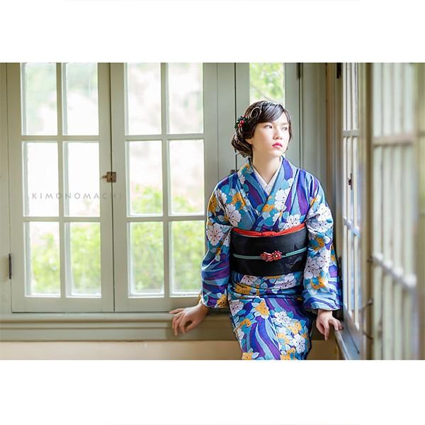 KIMONOMACHI 帯 お仕立て上がり 京袋帯「暗闇に黒猫」 全通柄 KIMONOMACHI 帯 お仕立て上がり 京袋帯「暗闇に黒猫」 全通柄