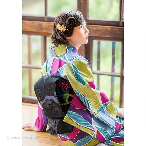 KIMONOMACHI 帯 お仕立て上がり 京袋帯「暗闇に黒猫」 全通柄 KIMONOMACHI 帯 お仕立て上がり 京袋帯「暗闇に黒猫」 全通柄