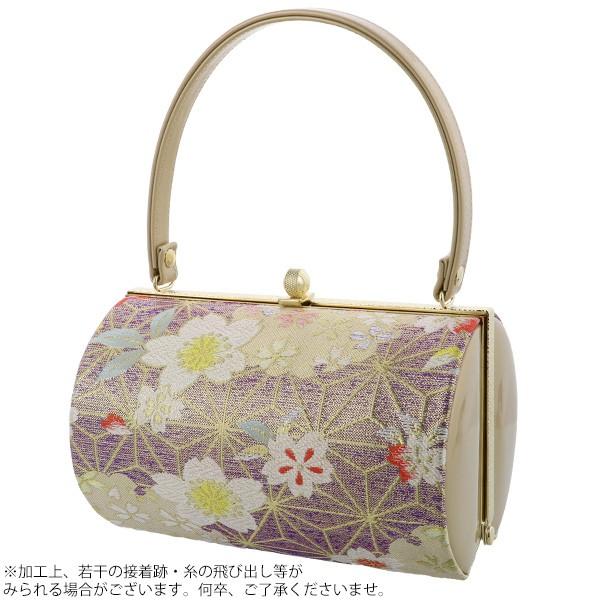 振袖　フォーマル用　高級西陣バッグ草履セット 雪輪桜　シルバー NISHIORI 振袖用 高級 草履バッグ セット 桜 亀甲 金 ゴールド