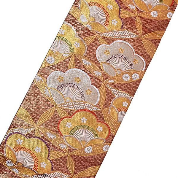 Prices down3）振袖 袋帯「臙脂色 梅」振袖に お仕立て上がり 礼装帯