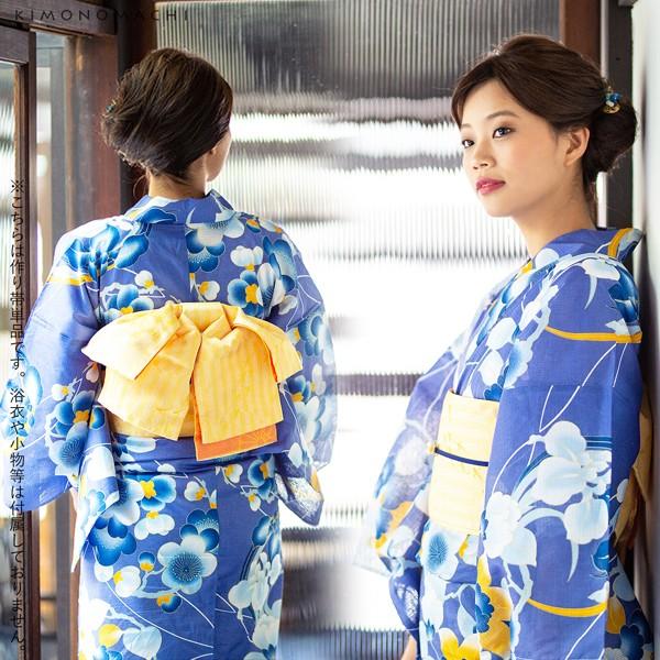 KIMONOMACHI （Prices down2）浴衣 帯 リボンタイプ 結び帯単品「水面