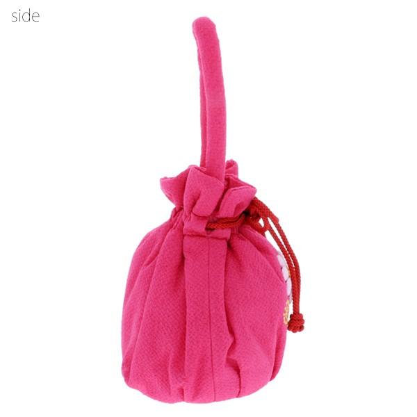 桃の節句 ひな祭り 巾着バッグ 着物バッグ