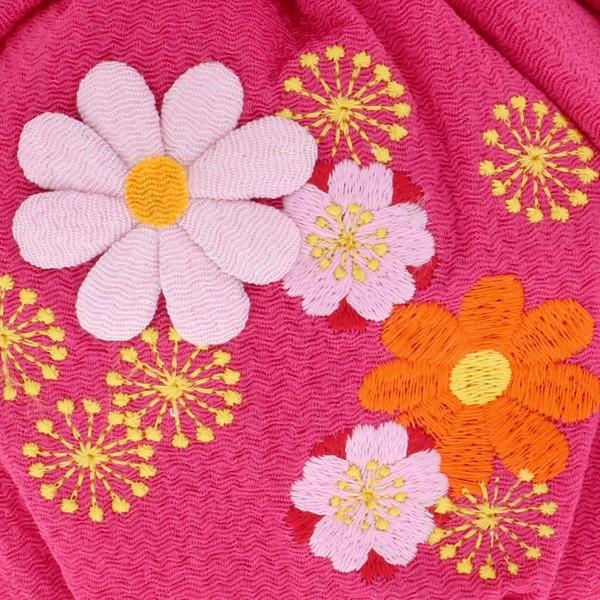 ピンク 花柄 七五三 七五三 レンタル 7歳 女の子 着物 フルセット ピンク 花柄