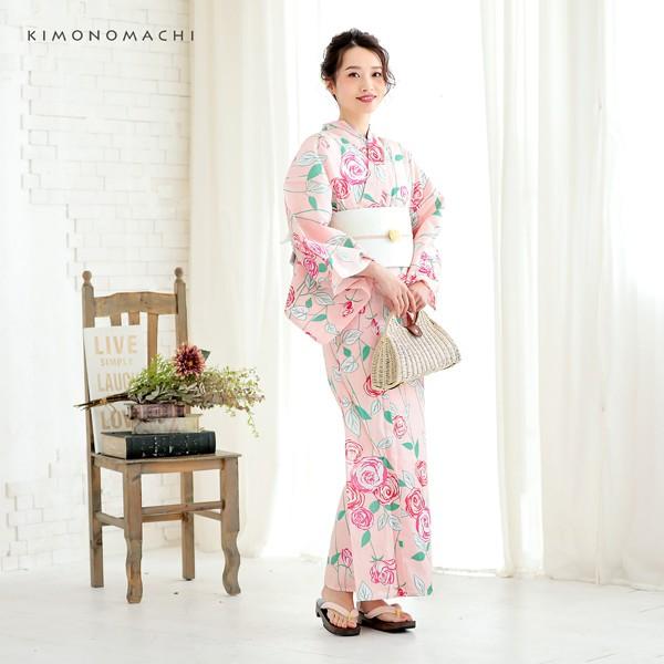 KIMONOMACHI (Prices down)浴衣 レディース 単品 「ピンク KIMONOMACHI (Prices down)浴衣 レディース 単品 「ピンク