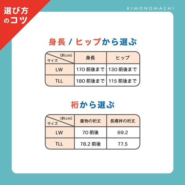 襦袢 二部式 レディース 洗える 「二部式襦袢 白 綸子」 LW TLL 大きい