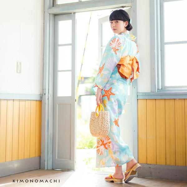 浴衣 レディース 単品 シェルフィッシュ S F Tl Ll サイズ 京都きもの町 オリジナル レトロ モダン大人柄 メール便不可 0444 京都きもの町 通販 Yahoo ショッピング
