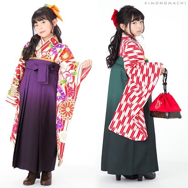 KIMONOMACHI 卒業式 袴 小学校 グラデーション 袴単品「黒 緑 KIMONOMACHI 卒業式 袴 小学校 グラデーション 袴単品「黒 緑
