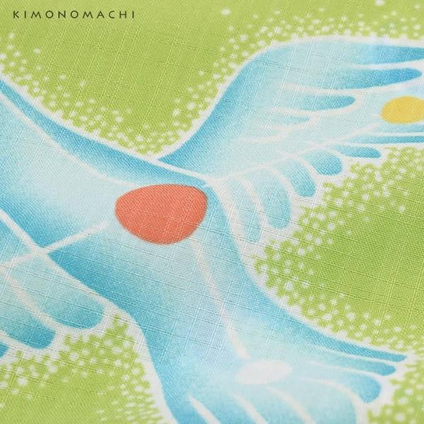 KIMONOMACHI 浴衣 レディース セット 作り帯「もえぎ色 星」浴衣 S F