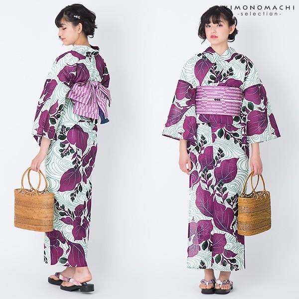 新品未使用　芸艸堂　浴衣　夏着物　高級浴衣　パープル　42,400円 新品未使用 芸艸堂 浴衣 夏着物 高級浴衣 パープル 42,400円
