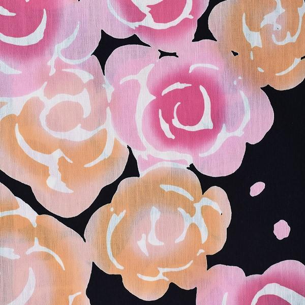 浴衣 レディース セット ツモリチサト 黒色 薔薇 浴衣2点セット Tsumori Chisato 綿浴衣 女性浴衣セットss26ykl50 京都きもの町 通販 Yahoo ショッピング