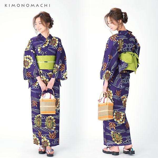 KIMONOMACHI （Prices down2）浴衣 レディース セット 「紫色