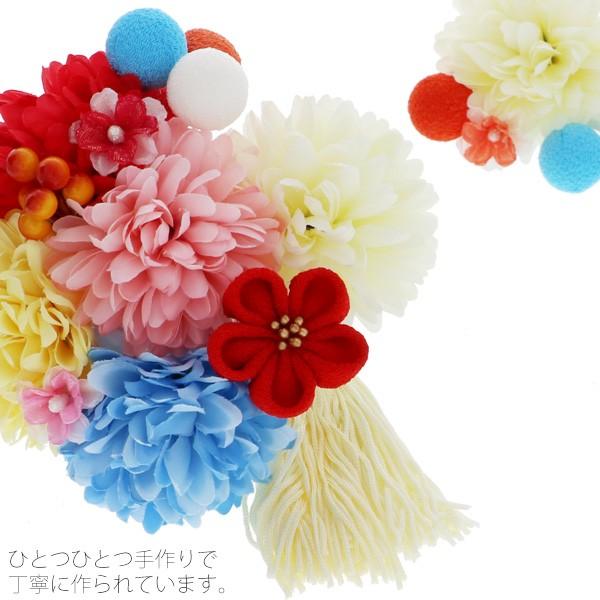 髪飾り 成人式 お花 2点セット パステル お花と玉 房飾り お花髪飾り 髪飾り 房飾り 成人式 結婚式 No ミックス 京都きもの町 通販 Yahoo ショッピング