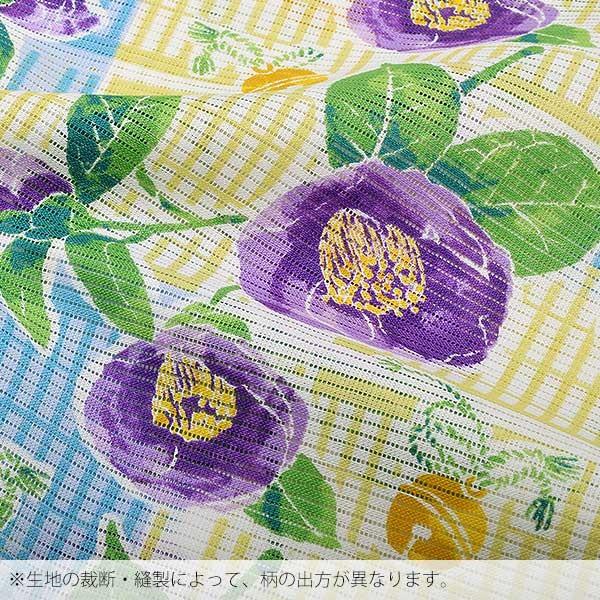 Prices down2）みすゞうた 浴衣単品「紫色 椿と鈴」大人 ブランド浴衣