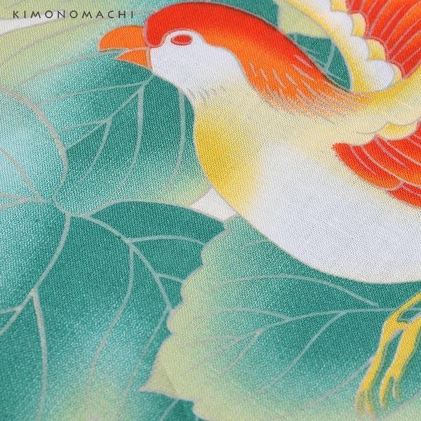 ことりカフェ監修　夏日記　文鳥柄　浴衣　グリーン ことりカフェ監修 夏日記 文鳥柄 浴衣 - メルカリ