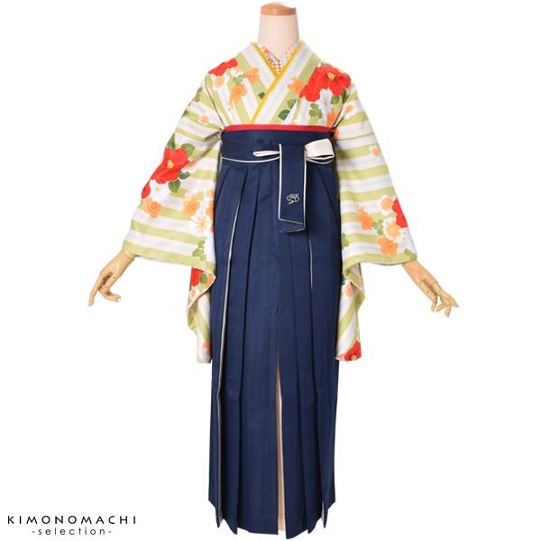卒業式 袴 大学生 小学生 バイカラー 二色 袴単品「紺×白」無地 SS S M L 2L レディース 修了式