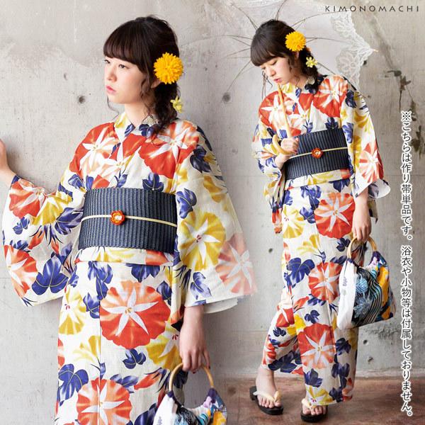 夏着物 注染浴衣 半幅帯 帯留 帯締め セット 身幅ゆったりめ 楽天市場