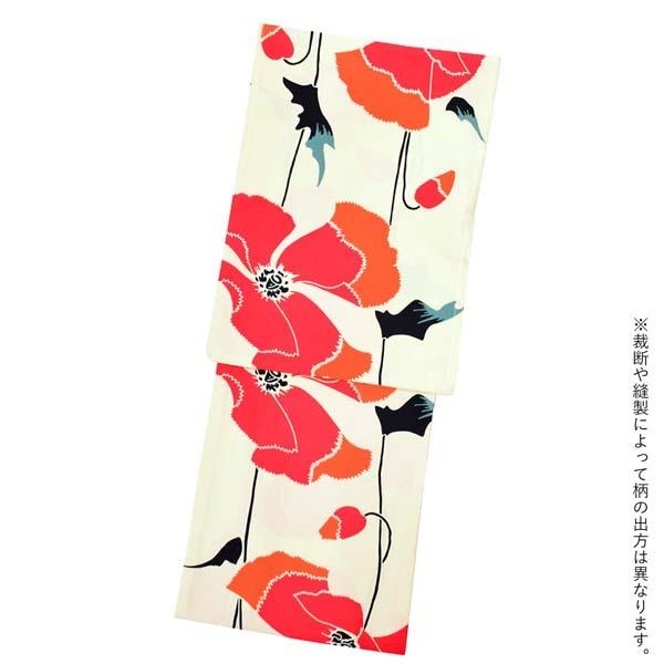 KIMONOMACHI 浴衣 レディース 単品 「ピンク 芥子」吸水速乾 CoolPass
