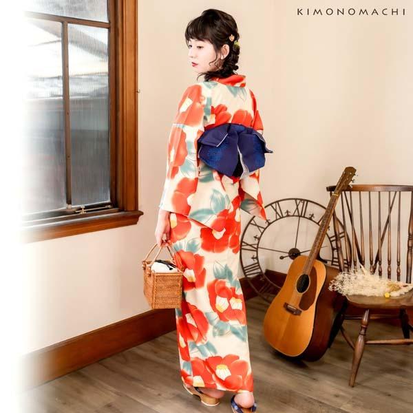 KIMONOMACHI （Prices down2）浴衣 レディース 単品 「クリーム