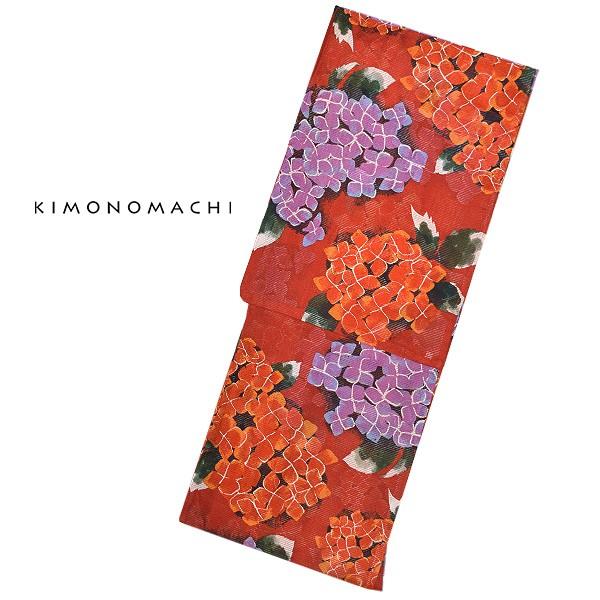 KIMONOMACHI （Prices down2）浴衣 レディース 「紫陽花 真朱