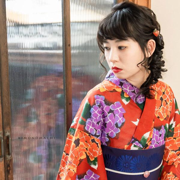 夢千夜　綿麻浴衣　紫陽花　新品未使用 kyo-no-oshareya_10114003