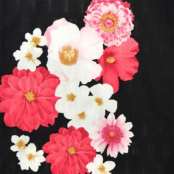 新品浴衣◇ bonheur saisons　黒地　花柄　ラメ入り 新品浴衣◇ bonheur saisons 黒地 花柄 ラメ入り - メルカリ