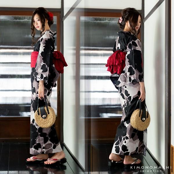 美品 HANAE MORI セットアップ モヘア 42サイズ LLサイズ K HANAE MORI 浴衣 レディース セット 「グリーン フラワー」30代