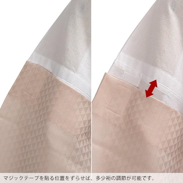 き楽っく うそつき襦袢 ファスナー式 半衿 襦袢