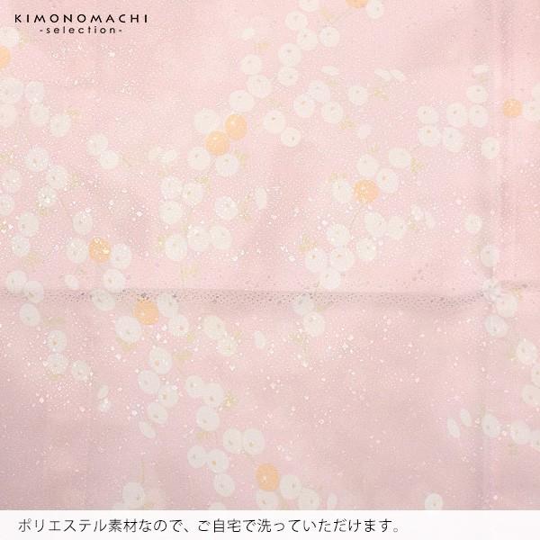 衿秀 き楽っく きらっく 専用 替え袖  「薄ピンク　万年菊」長襦袢用替え袖 洗える替え袖 ※襦袢 衿 別売※ カジュアル 普段使い 洒落用 おしゃれ　ブランド：襟の衿秀【メール便対応可】