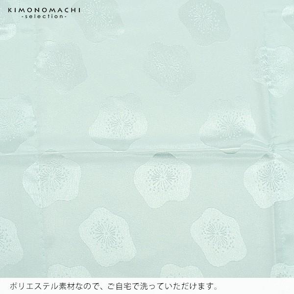 衿秀 き楽っく きらっく 専用 替え袖  「薄青地に梅」長襦袢用替え袖 洗える替え袖 ※襦袢 衿 別売※ カジュアル 普段使い 洒落用 おしゃれ　ブランド：襟の衿秀【メール便対応可】