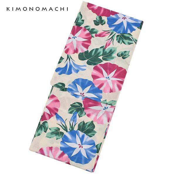 KIMONOMACHI レディース 浴衣3点セット（浴衣＋帯＋下駄