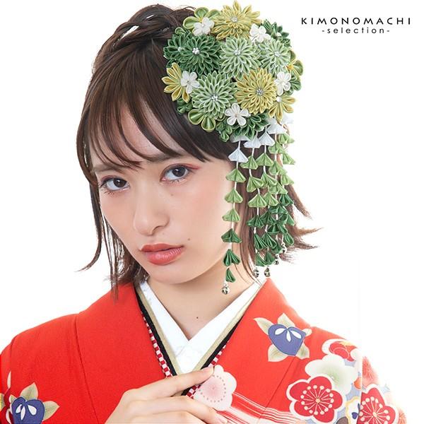 肌触りがいい 成人式 髪飾り 振袖 つまみ細工 かんざし 若草色つまみの花 房下がり 7000若草 振袖用髪飾り お花髪飾り 成人式 結婚式 H メール便 魅了 Atempletonphoto Com