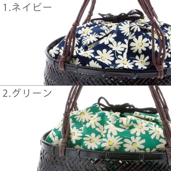 【3573】TOCCAラタン 巾着 カゴバッグ リボンチャーム ネイビー 3573】TOCCAラタン 巾着 カゴバッグ リボンチャーム ネイビー