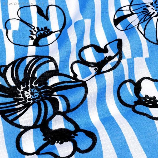 浴衣 子供 女の子 子供浴衣セット（浴衣＋帯） 浴衣2点セット 「ブルー レトロフラワー」110 120 130 140 150 5サイズ KIMONOMACHIオリジナル 花火大会 夏祭り 夕涼み おうち時間 こども 子ども キッズ ジュニア ゆかた 【メール便不可】