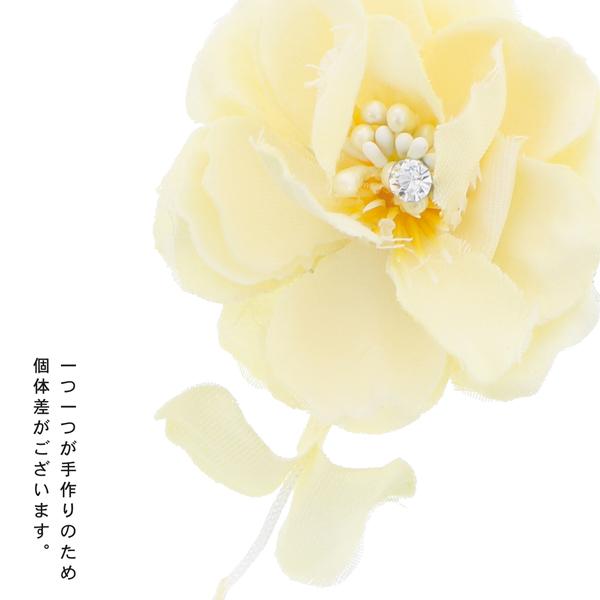 お花髪飾り 「ニュアンスカラーのお花と房飾りのクリップ 全5色」 ヘアアクセサリー 大人用・子供用 レディース 着物 和装 浴衣 七五三 女の子 髪飾り単品 【メール便不可】