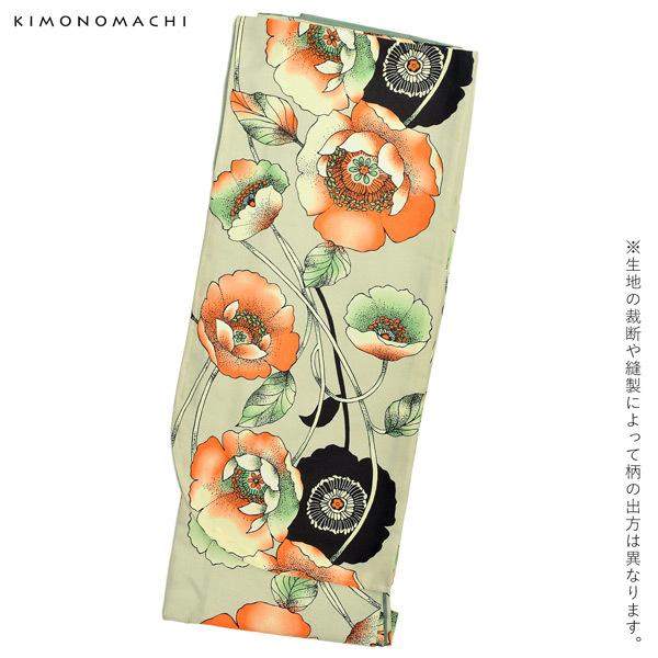 KIMONOMACHI 卒業式 袴 洗える着物 二尺袖「ポピー ベージュ」新作