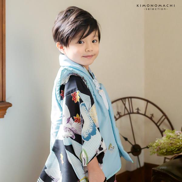 七五三 男 着物 3歳 フルセット 被布セット 小町 「鷹と松に七宝 七五三 男 着物 3歳 フルセット 被布セット 小町 「鷹と松に七宝