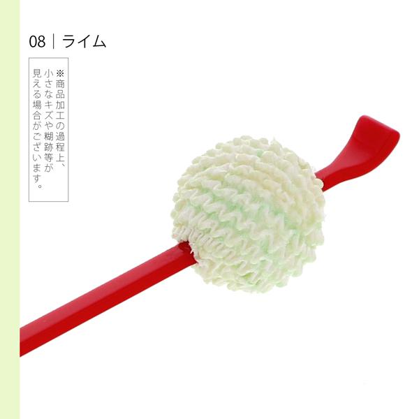 Prices down3）(訳アリ)(アウトレット品)髪飾り「鹿の子玉かんざし 赤