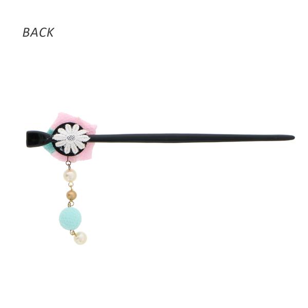 【訳アリ】【アウトレット品】かんざし 髪飾り 「梅つまみ玉下がり」ヘアアクセサリー 大人用・子供用 レディース 着物 和装 浴衣 カジュアル着物 七五三 女の子 ワンポイント 髪飾り単品【メール便不可】
