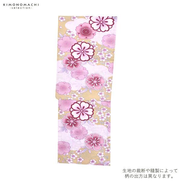浴衣 レディース 単品「ベージュ 桜」フリーサイズ yukata 【メール便不可】ss2512ykl25 Prices down2）浴衣 レディース 単品 「ベージュ 桜」 フリーサイズ