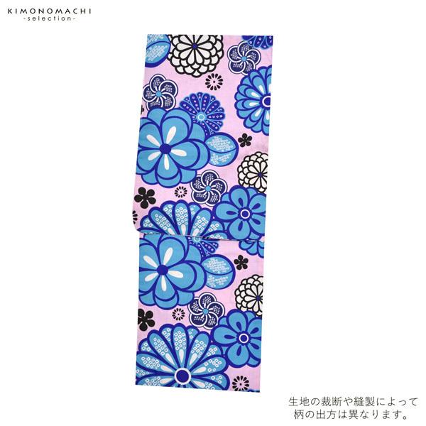Prices down2）浴衣 レディース 単品 「ピンク地に花」 フリーサイズ