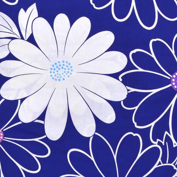 Prices down2）浴衣 レディース 単品 「青 白、青の花」 10代 20代 30