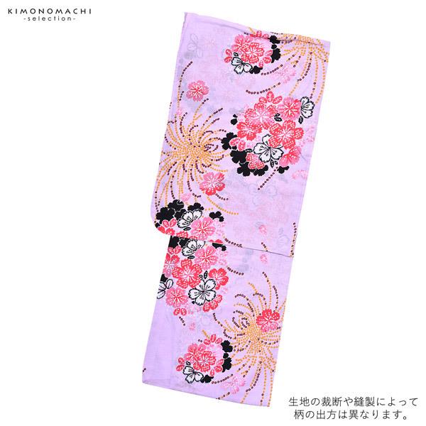 Prices down2）浴衣 レディース 単品 「ピンク 絞り風桜」 10代 20代