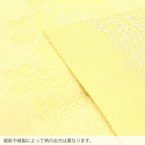 浴衣 帯 半幅帯 「レモンイエロー 蝶・バラ・桜」 大人 レディース