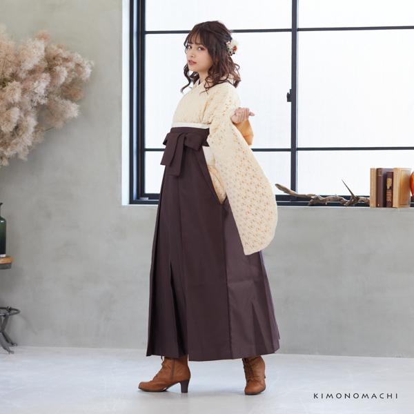 KIMONOMACHI レース 二尺袖着物 単品「ベージュ×バニラ」お仕立て