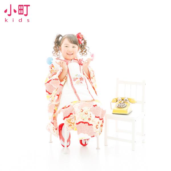 七五三　3歳　女の子　被布　桃色 楽天市場】七五三 753 着物 3歳 女の子 被布セット KAGURA