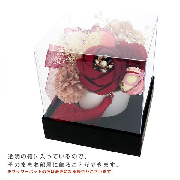 髪飾り 成人式 花髪飾り Uピン 15点セット フラワーポット