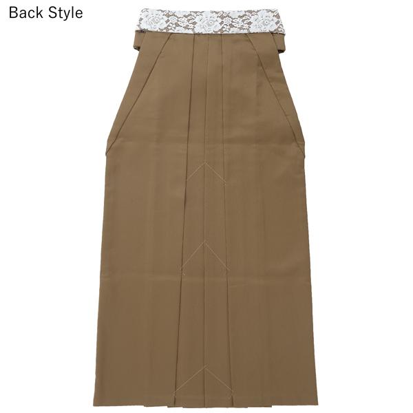 レース袴 単品 「シナモンブラウン、ベージュ」 卒業式 袴 レディース 行燈袴 M・L・LL/2Lサイズ 女性用袴単品 【メール便不可】