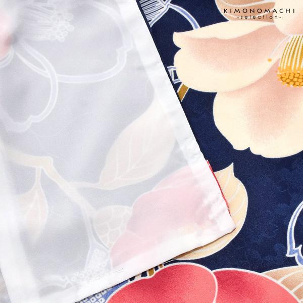 洗えるレディース二尺袖着物、華やかな色二尺袖着物　卒業式　着物 二尺袖着物 単品 「ピンク地 椿」 お仕立て上がり レディース 洗える